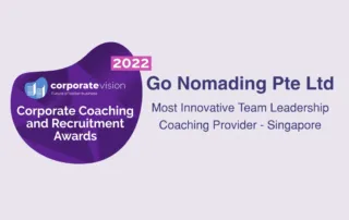 Most Innovative Team Leadership Coaching Provider - Singapore 1 award